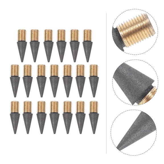 BESTYASH 19Pcs Pencil Replaceable Heads Inkless Pen Tips for Smooth Writing Home Stationery