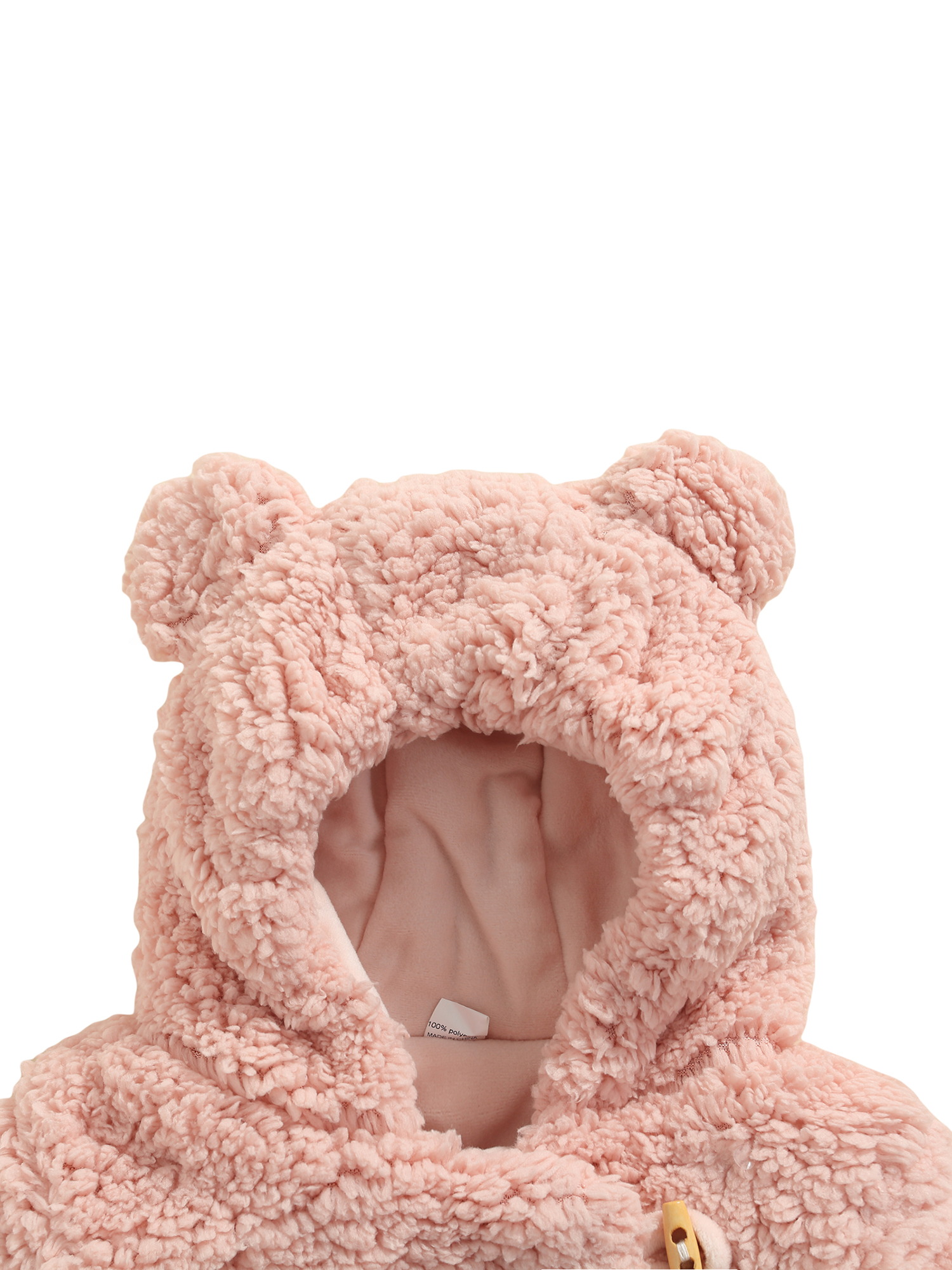 aturustex Baby Boys Girls Fleece Jacket Bear Ear Hoodie Warm Winter Outwear Top - image 4 of 7