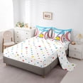 thumbnail image 5 of Erosebridal Colorful Ice Cream Drip Bedding Comforter Set, Kids Baseball Sport Queen Bedding Sets, Colorful Polka Dots Reversible, 7pcs, 5 of 6