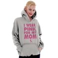 thumbnail image 5 of I Wear Pink For My Mom Breast Cancer Hoodie Sweatshirt Women Men Brisco Brands M, 5 of 6