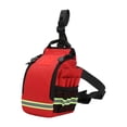 thumbnail image 1 of Bunblic Sac de Taille de Premiers Secours Confortable Pochette de Rangement Médicale pour Bureau Sport Maison Rouge, 1 of 8