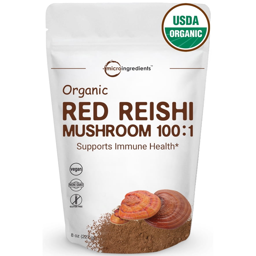 Organic Reishi Mushroom Powder, 8 Ounce