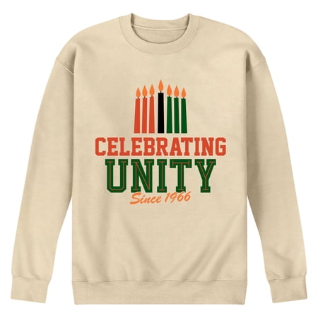 Instant Message - Celebrating Unity Kinara - Men s Crew Fleece Sweatshirt