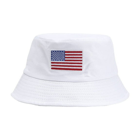 Patriotic Decorations Flag Hat Costume Topper Print Bucket Hats Independence Day Keepsake Decoration Gift Memorial Day 4th Of July Outdoor Decorations