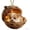 C, variant on Orangide Acrylic 2D Acorn Animal Christmas Tree Ornaments Cute Squirrel Holiday Decorations for Winter Party Favors Hanging Pendant 3.2 Inch