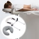 thumbnail image 5 of Mesa de Masajes Boca Abajo Almohada Profesional, Ergonómica Práctica, Cómoda, Gris claro, 5 of 8