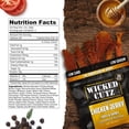 thumbnail image 6 of Wicked Cutz Premium Tender Beef Jerky, High Quality, Sweet & Savory Flavor, 10g Protein, 2.75 oz, 2-Pack, 6 of 7