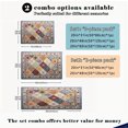 thumbnail image 3 of Kitchen Rugs Sets of 3 Non Slip Washable Kitchen Mats for Floor, Waterproof Kitchen Runner Rug, Floor Mat Carpet for Entryway, Laundry, Sink, Hallway, Bathroom, 3 of 12