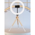 thumbnail image 1 of 10-inch Live Streaming Light With Two Section Telescopic Triangle Bracket, 1 of 4