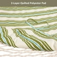 thumbnail image 3 of SUNCREAT Portable 2 Person Hammock with Hardwood Spreader Bar, Cotton Rope Outdoor Hammock with Polyester Pad, Green&Beige, 3 of 8