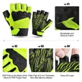 thumbnail image 5 of INBIKE Half-Finger Bicycle Gloves Unisex MTB Biking Gloves Green, 5 of 7