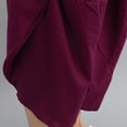 thumbnail image 3 of Gifts Usmixi Womens Elastic Waist Pants Summer Lightweight Cotton Linen Loose Wide Leg Trousers Casual Solid Straight Long Pants with Pocket Wine Free Size, 3 of 6