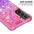 thumbnail image 3 of Funda para Samsung Galaxy S21 5G Transparente con Brillos Carcasa Protectora Antigolpes con Glitter Brillante, 3 of 5