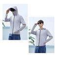 thumbnail image 5 of UPF 50+ UV Couple Sun Protection Clothing Zipper Sweatshirt, 5 of 10