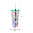 thumbnail image 3 of Vaso Disney Stitch de Plástico de Doble Pared con Tapa y Popote de 650 ml., 3 of 3