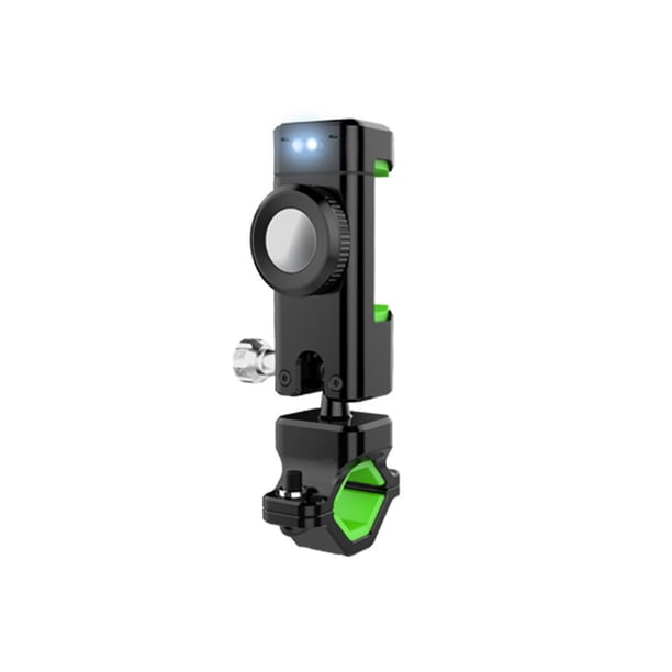Soporte para teléfono móvil Wosthever para bicicleta antirrobo giratorio 360 Verde