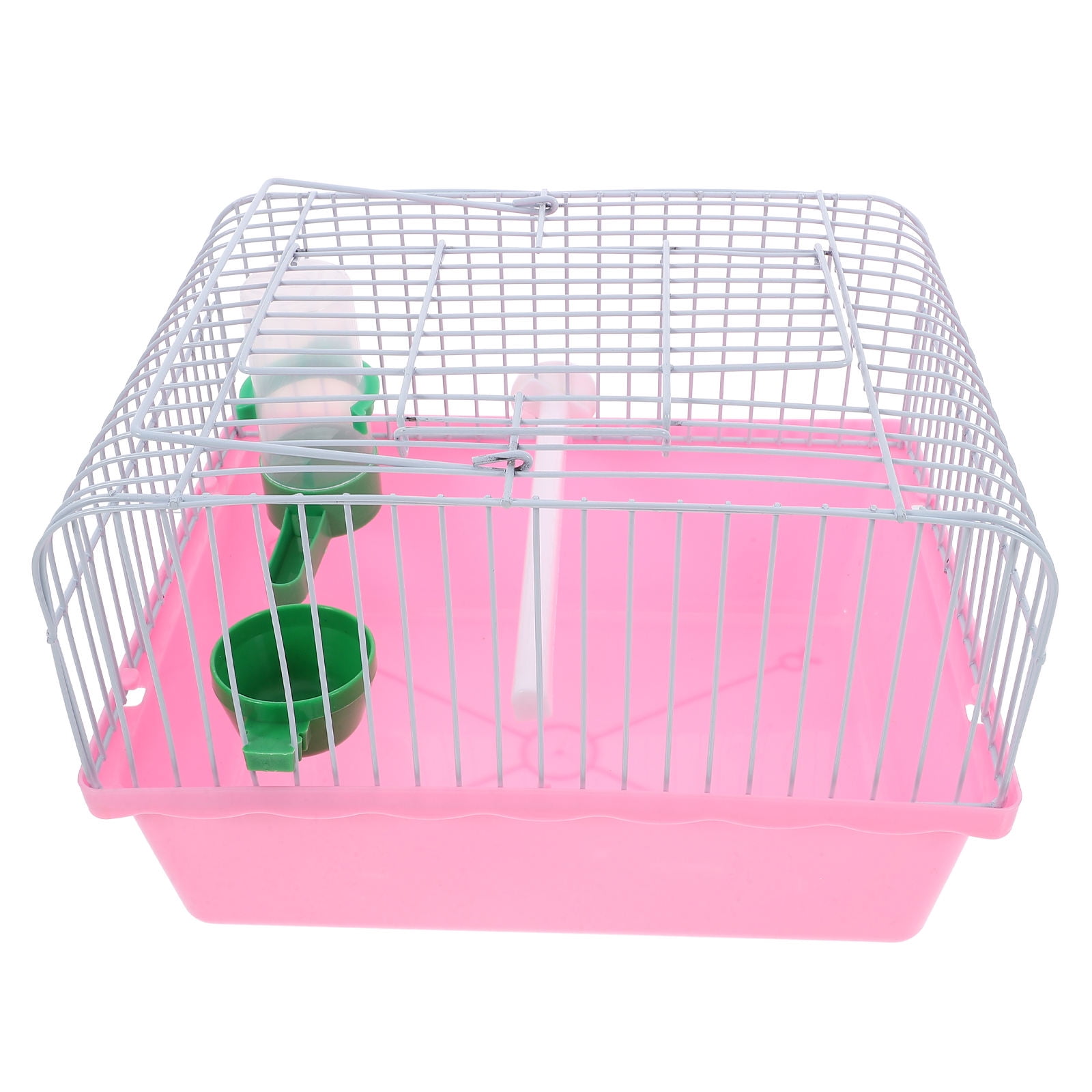 Healifty Portable Small Bird Cage with Perch, Food Box, and Water Dispenser - Ideal for Travel, Outdoor Use, and Bird Care