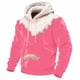thumbnail image 4 of Ceisia Cozy Fleece-Lined Mens Loose Fit Santa Style Color Block Hooded Sweatshirt Gifts, 4 of 5