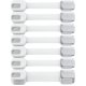 thumbnail image 1 of Juego de 10 Cierres de Seguridad para Niños Wappa Blanco y Gris, 1 of 9