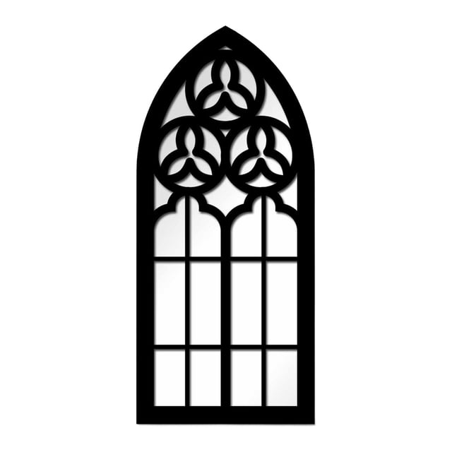 hengtong Arched Window Mirror Creative Modern Simple Rustic Wall Mirror Wall Decor Window Style F