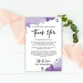 thumbnail image 3 of Koyal Wholesale Ombre Purple Watercolor Wedding Thank You Place Setting Cards for Table Reception, 56-Pack, 3 of 5