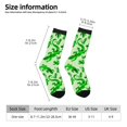 thumbnail image 2 of Fotbe Green Lizard Calcetas Largas con Estampado para Hombre y Mujer – Calcetas de Compresión Transpirables y Elásticas, Viajar y Uso Diario Talla 5-11, 2 of 6