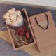 thumbnail image 4 of Caja de regalo con 7 rosas y tapa dura con flores de jabón, regalo creativo para hacer tú mismo, actividades de empresa, cumpleaños para enviar a tu novia, 4 of 4