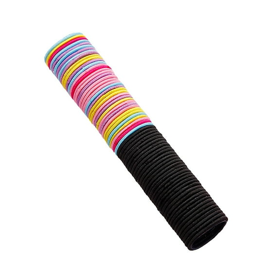 50 Pcs No Damage Small Elastic Hair Ties Hairband Elastic Hair Ties Spiral Headband Tiny Ponytail Holder Rope Soft Hair Ties Mixed Colors Soft