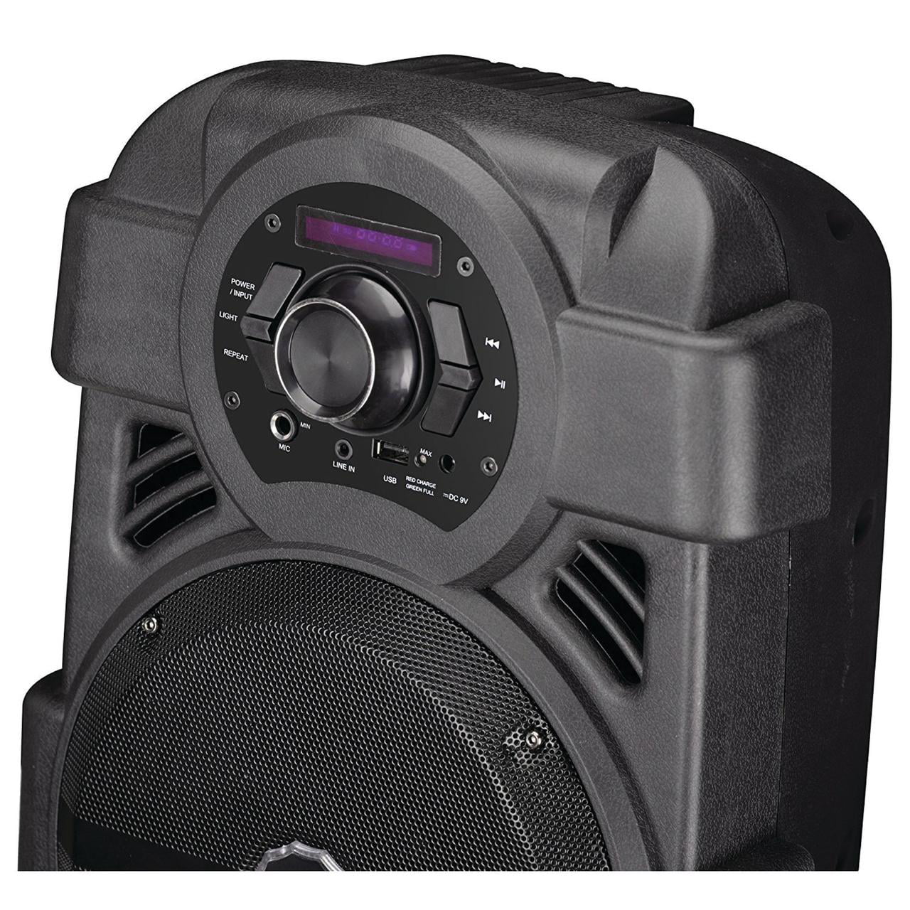 Bluetooth Loud Speaker Portable 8" 2200W Bass USB FM Wireless