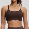 thumbnail image 4 of Lopecy-Sta Sports Bra for Women Keyhole T-Back Seamless Light to Medium Support Yoga Top Removable Padded Workout Bra, 4 of 7