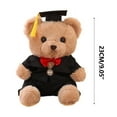 thumbnail image 4 of Graduation Gifts Teddy Bear Stuffed Animal Plush Toy,9 Inch Stuffed Animal Graduation Gift Graduation Plush Bear with Hat for Kindergarten Elementary High School College Graduation Party School, 4 of 4