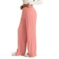thumbnail image 6 of Resicozy Oversized Wide Leg Sweatpants Women Baggy Lightweight High Waisted Athletic Pants with Pockets Y2k Causal Palazzo Pant Pink 2XL, 6 of 6