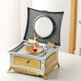 thumbnail image 1 of Yeacher Creative Dressing Table Ballet Girl Spinning Music Box Clockwork Octopus Box Valentine's Day Birthday, 1 of 6
