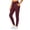 Wine, variant on Dianli Leggings Yoga High Waisted Fashion Slim Leggings Zipper Pocket Quick Dry Tummy Control Stretch Ankle Length Breathable Four Way Stretch Activewear for Women Gym Running Casual Athleisure