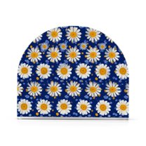 Yayeee Napkin Holder for Table Set of 2 Kitchen Paper Tissue Organization, Elegant Daisy Pattern