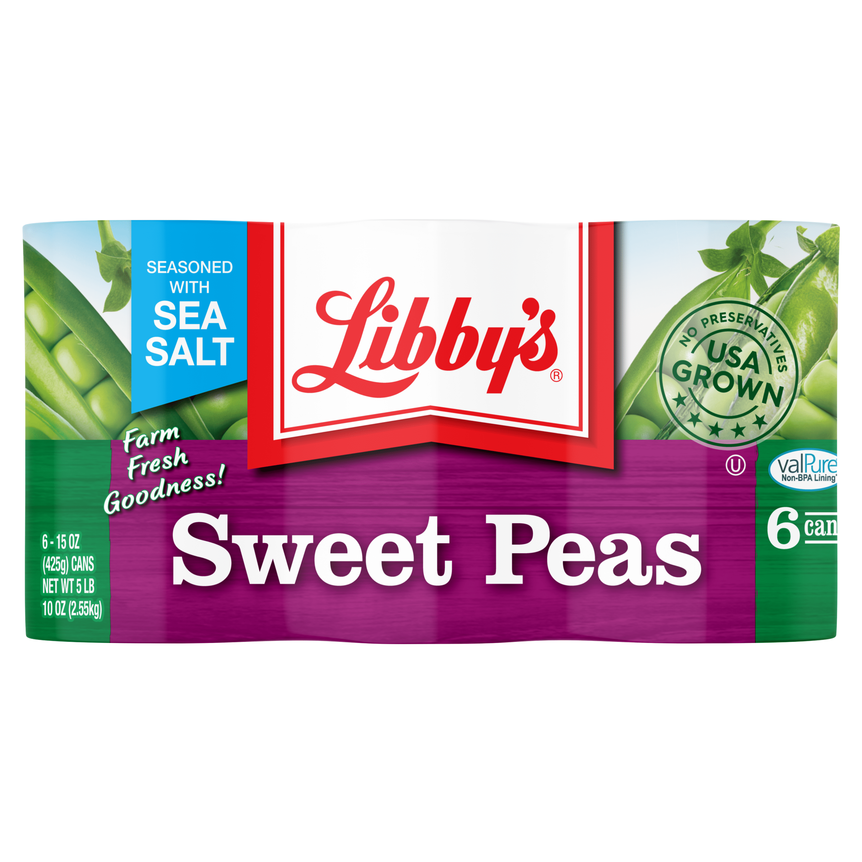 Libby's Sweet Peas, Appealingly Tender & Succulent