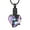 Black, variant on Rose Flower Cremation Urn Necklace for Ashes with Birthstone Heart Memorial Jewelry Cremation Urn Pendant Necklace Keepsake Ashes Memorial Jewelry for Women