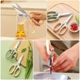 thumbnail image 3 of Stainless Steel Multi functional Food Scissors 2pcs Durable Barbecue Cutters, 3 of 8