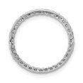 thumbnail image 3 of 14K White Gold Diamond Circle Pendant (0.35Cttw), 3 of 7