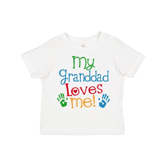 Inktastic My Granddad Loves Me Boys or Girls Toddler T-Shirt