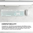 thumbnail image 3 of Miangastore 1Pc Universal Cute Keyboard Cover Green Gradient for Office Work 11.8X5.1X0.1in, 3 of 9