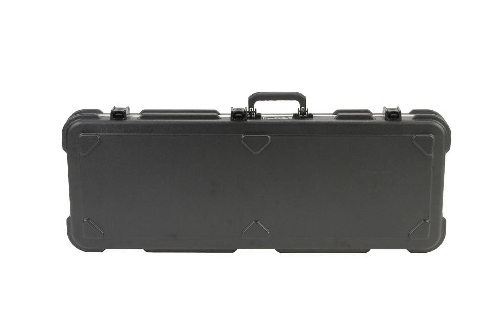 SKB Cases Molded Hardshell Case with Plush Foam Interior, TSA Latch, and Over-Molded Handle for Fender Jaguar or Fender Jazzmaster Guitar