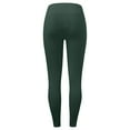 thumbnail image 6 of Mifelio Pants for Women Thermal Trousers for Women Crew Neck Fleece Lined Thermal Pants Winter Trousers Slim Leggings 1 Pack Pants Thermal Leggings Underwear Women's Pants Army Green L, 6 of 6