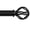 Black-18"-144", variant on Adjustable Curtain Rod 18"-88" Antique Bronze Decorative Drapery for Windows