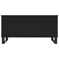 thumbnail image 5 of vidaXL Coffee Table Black Engineered wood, Metal Medium, 5 of 6