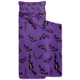 thumbnail image 2 of Purple Halloween Black Bats Toddler Nap Mats for Kids Preschool,59"x22" Sleeping Mat Bag or Kids,Toddler Sleeping Bag,Toddler Nap Mat or Daycare, 2 of 6