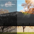 thumbnail image 3 of 10x10 pop - up canopy tent - outdoor, 3 adjustable heights, 4 sandbags, carrying bag, negra, 3 of 7
