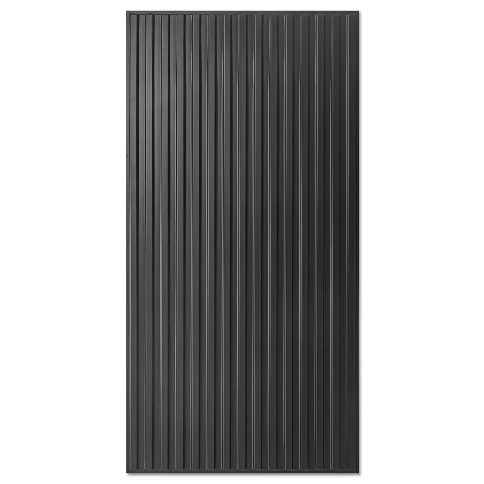Art3d 24x48" Black Pvc Drop Ceiling Tile 96 sq ft Coverage Area 12 Pack
