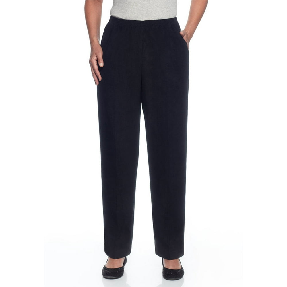 Alfred Dunner - Alfred Dunner Women's Classics Corduroy Pull-On Proportioned Medium Pant - Plus
