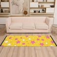 thumbnail image 2 of Yayeee Runner Rug for Bedroom 2'x6' Machine Washable Hallway Non Slip Mat, Pink Stars, 2 of 8